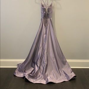 Formal lavender dress